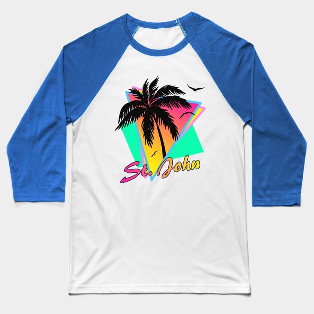 St. John Baseball T-Shirt by Nerd_art